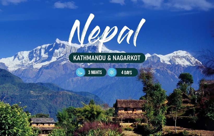 Explore Kathmandu and Nagarkot in our 3-nights & 4-days Nepal package.