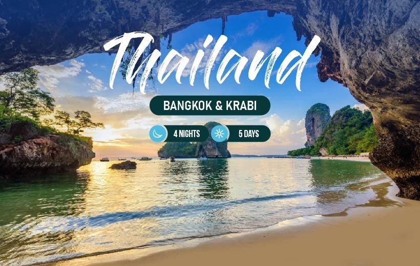 Explore Bangkok and Krabi in our 4-nights & 5-days package.
