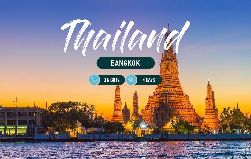 Explore Bangkok in our 3-nights & 4-days package.