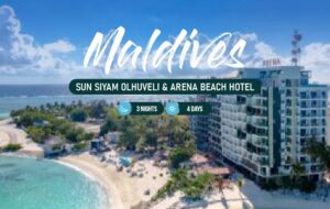 Explore Sun Siyam Olhuveli & Arena Beach Hotel in our 3-nights & 4-days Maldives package.