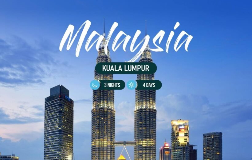 Explore Kuala Lumpur in our 3-nights & 4-days Malaysia package.