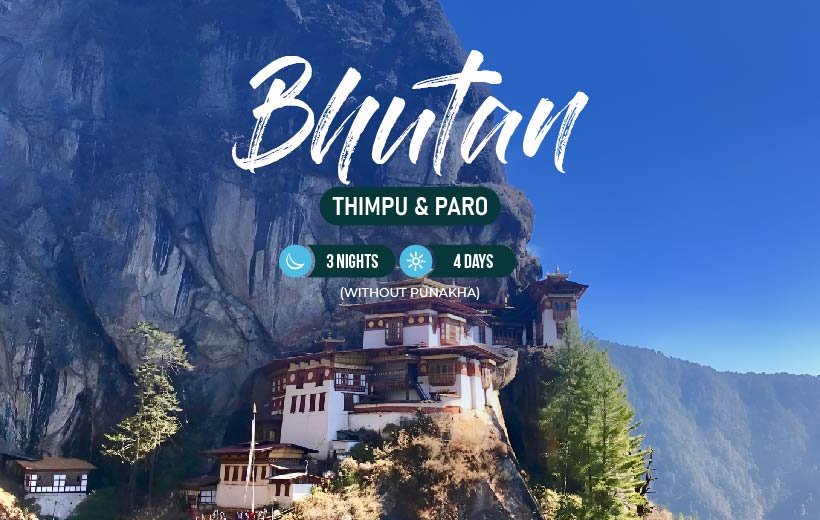Explore Paro & Thimphu in our 3-nights & 4-days Bhutan package.