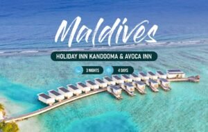 Explore Holiday Inn Kandooma & Avoca Inn in our 3-nights & 4-days Maldives package.