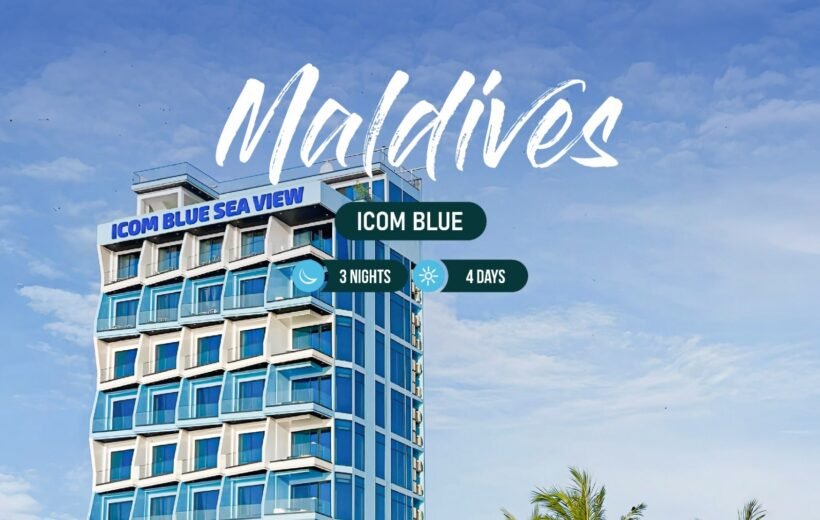 Explore iCom Blue in our 3-nights & 4-days Maldives package.