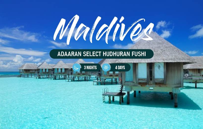 Explore Crystal Sands & Adaaran Select in our 3-nights & 4-days Maldives package.